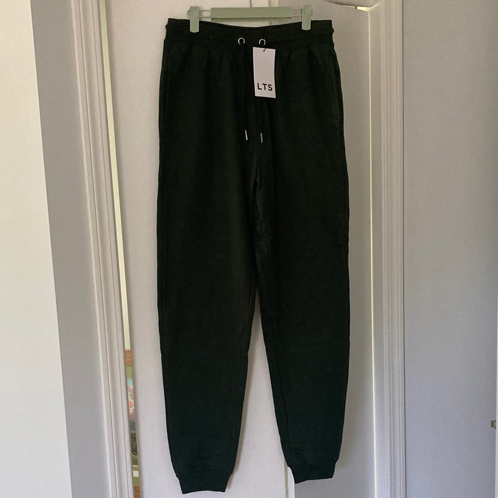 Long Tall Sally women’s forest green joggers sweatpants US size 8 UK 12